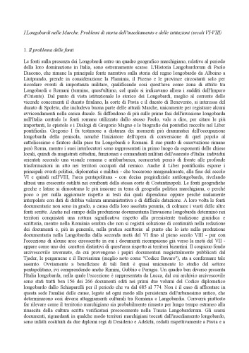 L'Italia centro-settentrionale in età longobarda : atti del Convegno Ascoli Piceno, 6-7 ottobre 1995