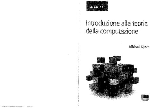 Introduzione alla teoria della computazione