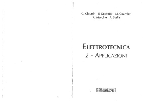 Elettrotecnica 2 : applicazioni