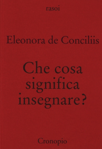 Che cosa significa insegnare?