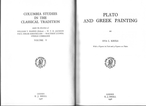 Plato and Greek Painting (Columbia Studies in the Classical Tradition)