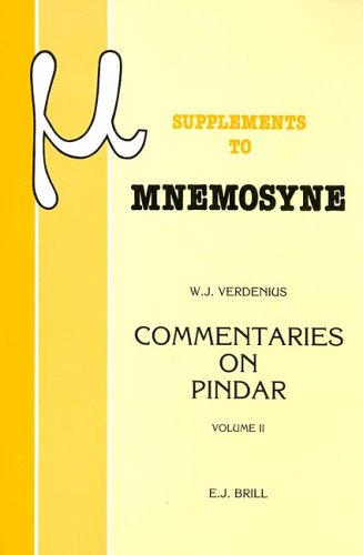 Commentaries on Pindar, Volume II