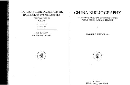 China Bibliography