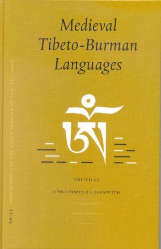 Medieval Tibeto Burman Languages. Piats 2000