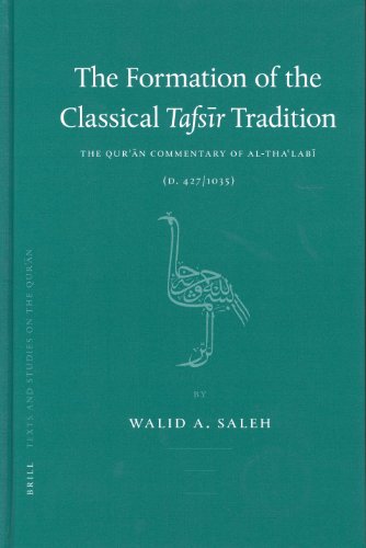 The Formation of the Classical Tafs R Tradition