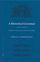 A Rhetorical Grammar