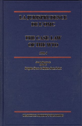 La Jurisprudence de L'Omc/The Case-Law of the WTO