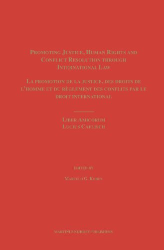 Promoting Justice, Human Rights and Conflict Resolution Through International Law / La Promotion de La Justice, Des Droits de L Homme Et Du Reglement Des Conflits Par Le Droit International