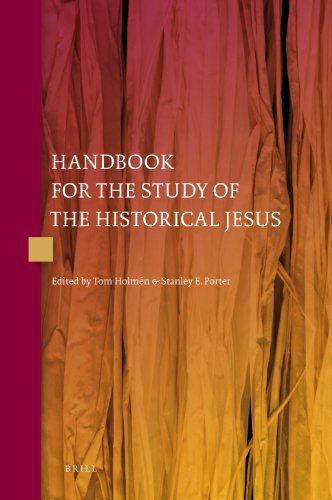 Handbook for the Study of the Historical Jesus (4 Vols)