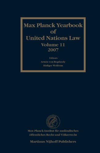 Max Planck Yearbook of United Nations Law, Volume 11