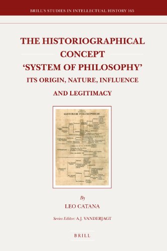 The Historiographical Concept Ã¦system Of PhilosophyÃ†