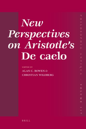 New Perspectives on Aristotle's de Caelo