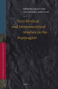 Text-Critical and Hermeneutical Studies in the Septuagint