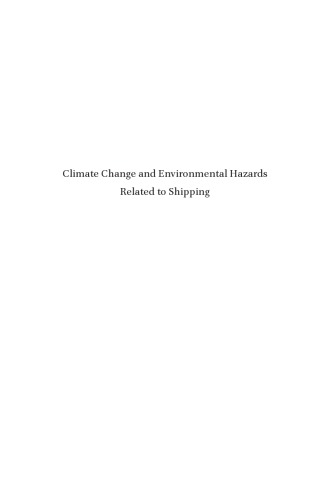 Climate Change and Environmental Hazards Related to Shipping