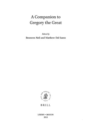 A Companion to Gregory the Great