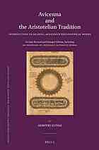 Avicenna and the Aristotelian Tradition