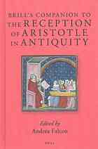 Brill S Companion to the Reception of Aristotle in Antiquity