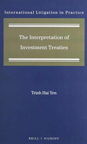 The Interpretation of Investment Treaties