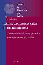 Islamic Law and the Crisis of the Reconquista