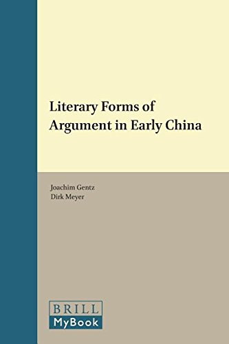 Literary Forms of Argument in Early China