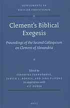 Clement's Biblical Exegesis