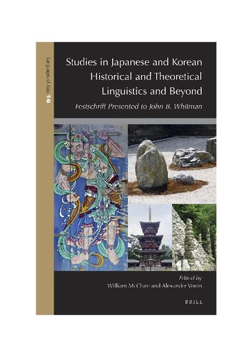 Studies in Japanese and Korean Historical and Theoretical Linguistics and Beyond