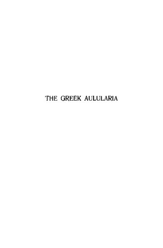 The Greek Aulularia