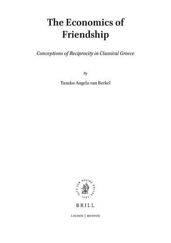 The Economics of Friendship
