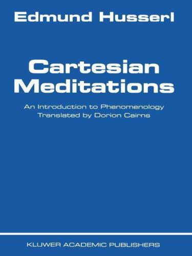 Cartesian Meditations