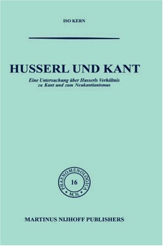 Husserl Und Kant