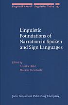 Linguistic Foundations of Narration in Spoken and Sign Languages