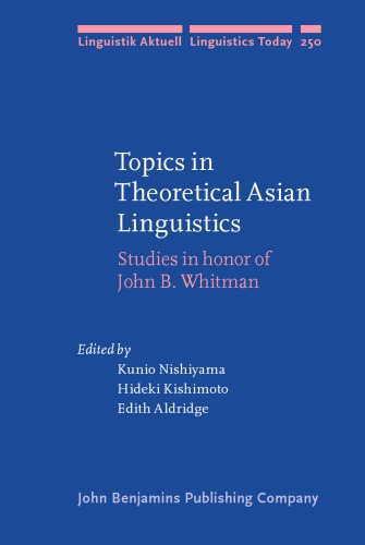 Topics in Theoretical Asian Linguistics