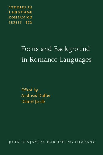 Focus And Background In Romance Languages