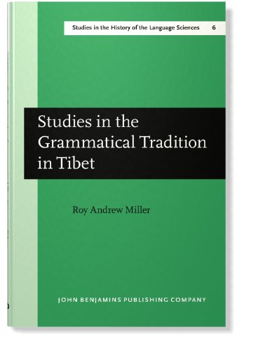 Studies in the Grammatical Tradition in Tibet