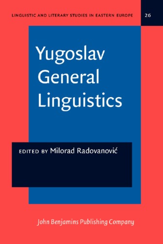 Yogoslav General Linguistics