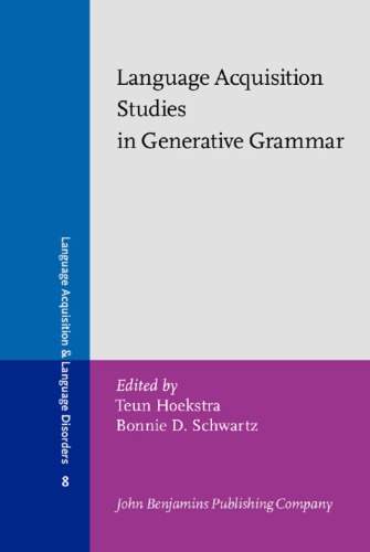 Language Acquisition Studies in Generative Grammar