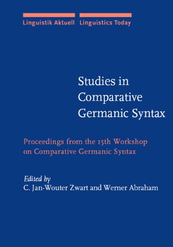 Studies in Comparative Germanic Syntax