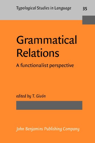 Grammatical Relations