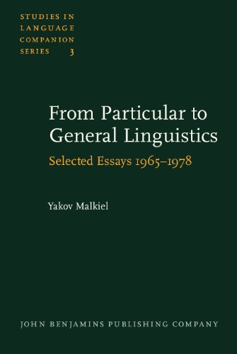 From Particular to General Linguistics