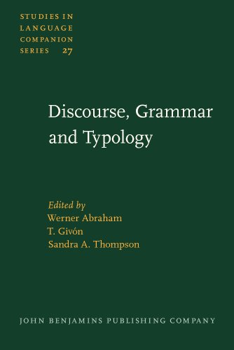 Discourse Grammar And Typology