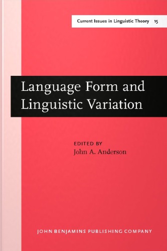 Language Form and Linguistic Variation