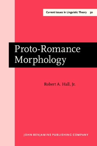 Proto-Romance Morphology