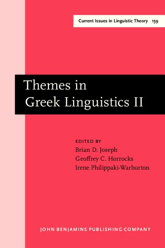 Themes in Greek Linguistics