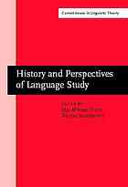 History and Perspectives of Language Study