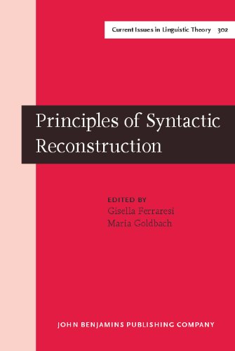 Principles of Syntactic Reconstruction