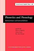 Phonetics and Phonology