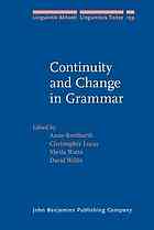 Continuity and Change in Grammar