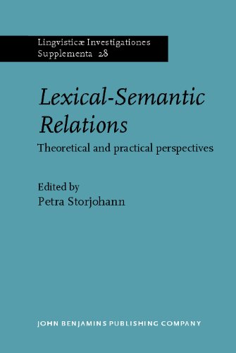 Lexical-Semantic Relations