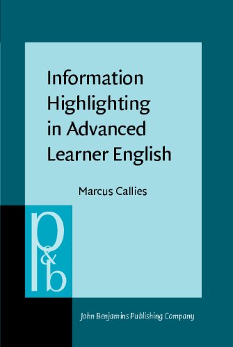 Information Highlighting in Advanced Learner English