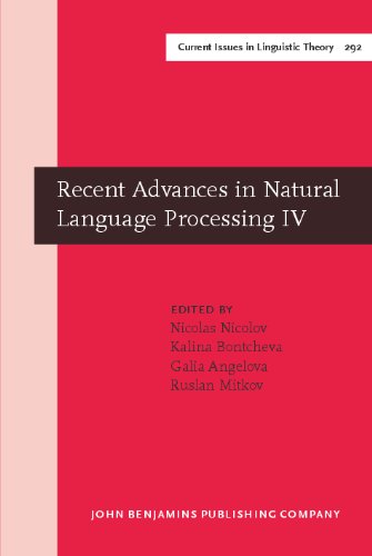 Recent Advances in Natural Language Processing IV